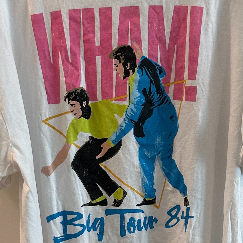 Reproduction WHAM! Big Tour '84 oversize t-shirt 2x by Goodie Two Sleeves